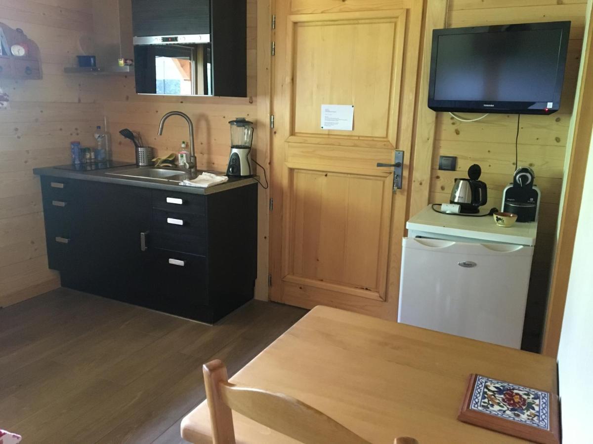 Studio 1 Piece Situe Dans Un Chalet Beaufort  Bagian luar foto